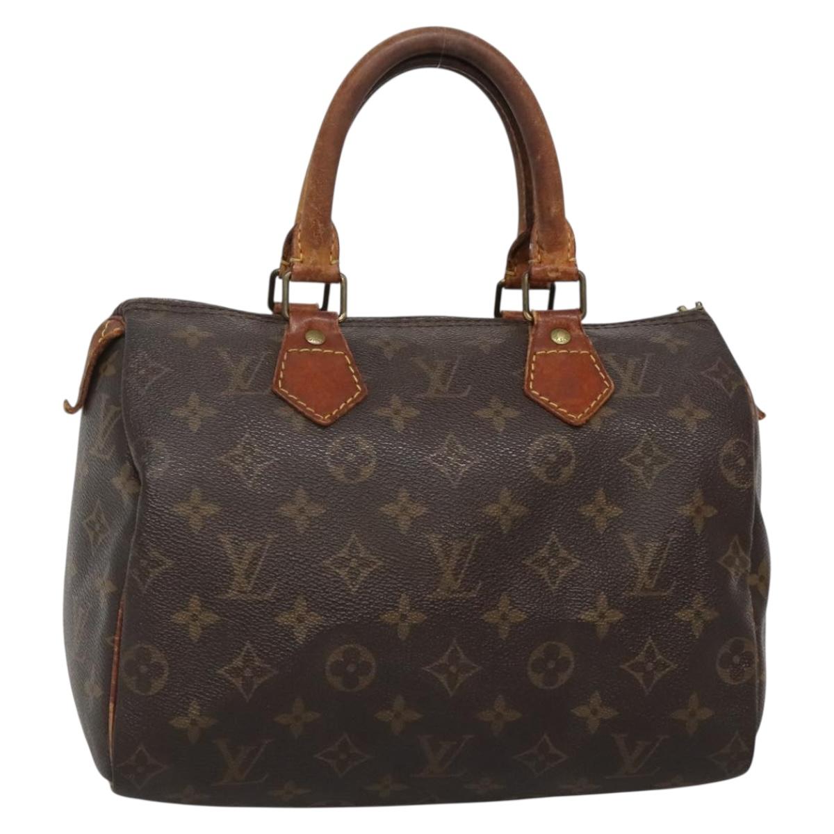 LOUIS VUITTON Monogram Speedy 25 Hand Bag M41528 LV BA5199
