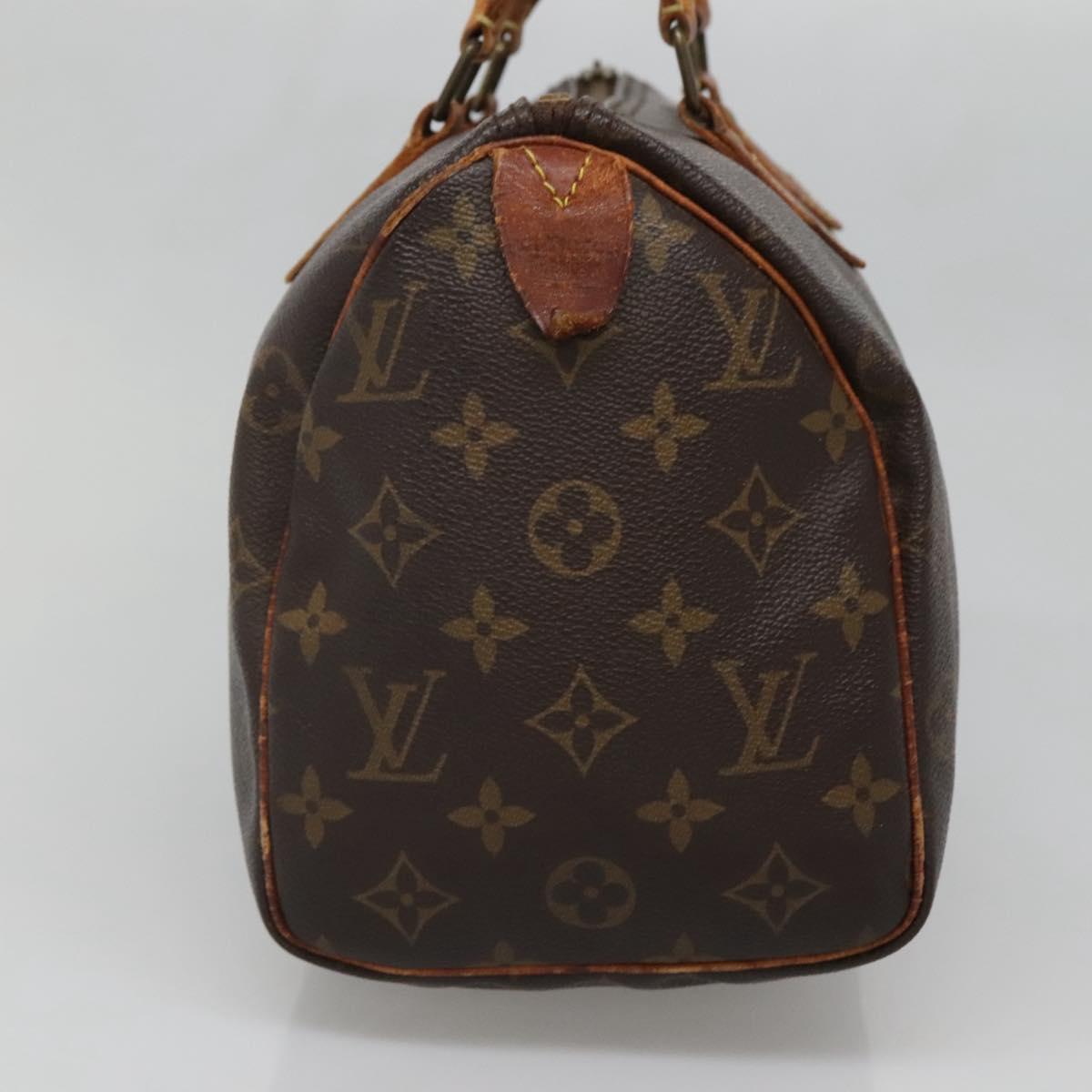 LOUIS VUITTON Monogram Speedy 25 Hand Bag M41528 LV BA5199