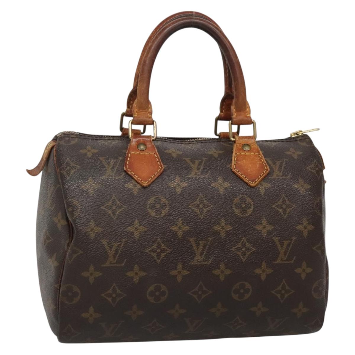 LOUIS VUITTON Monogram Speedy 25 Hand Bag M41528 LV BA5320