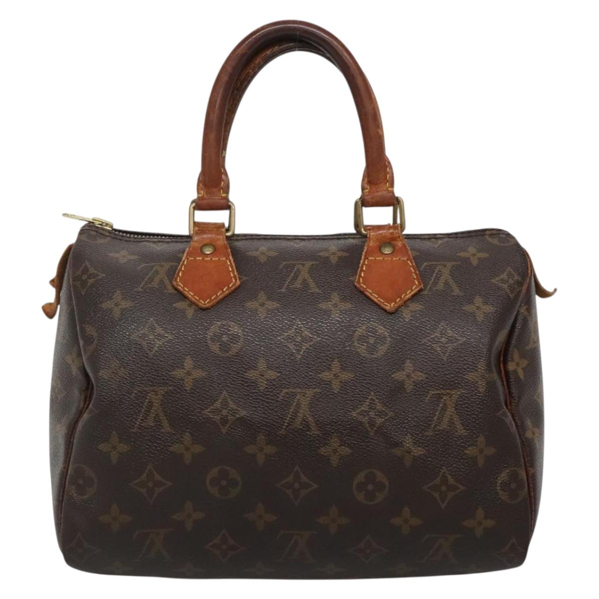 LOUIS VUITTON Monogram Speedy 25 Hand Bag M41528 LV BA5320