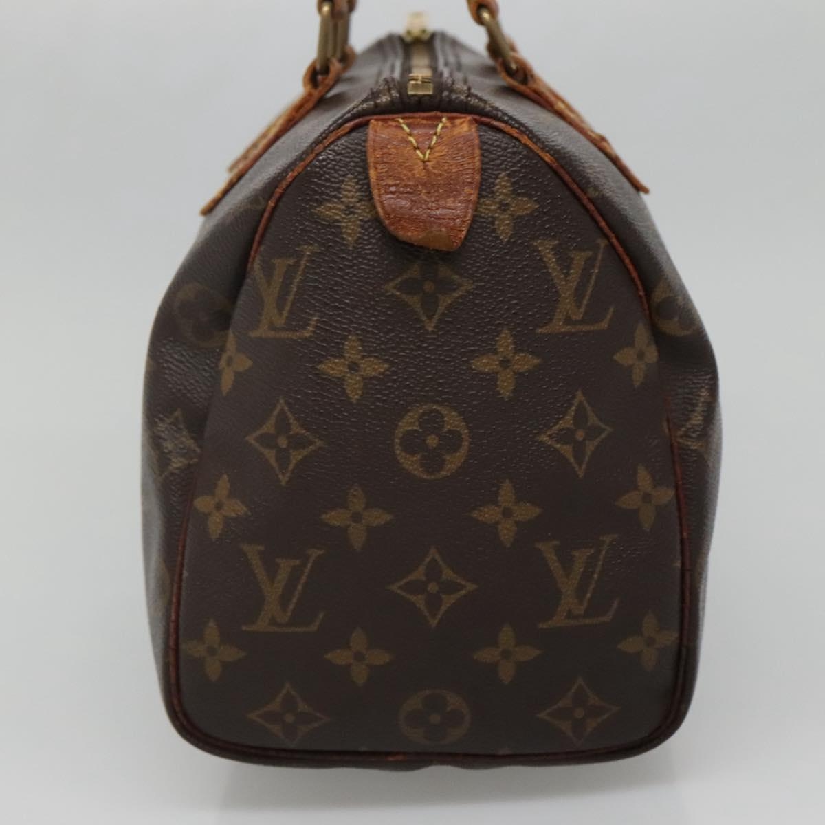 LOUIS VUITTON Monogram Speedy 25 Hand Bag M41528 LV BA5320