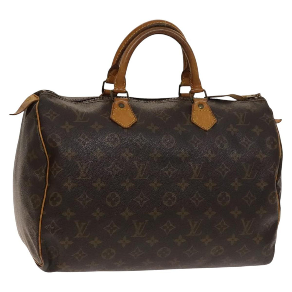 LOUIS VUITTON Monogram Speedy 35 Hand Bag M41524 LV BA5522