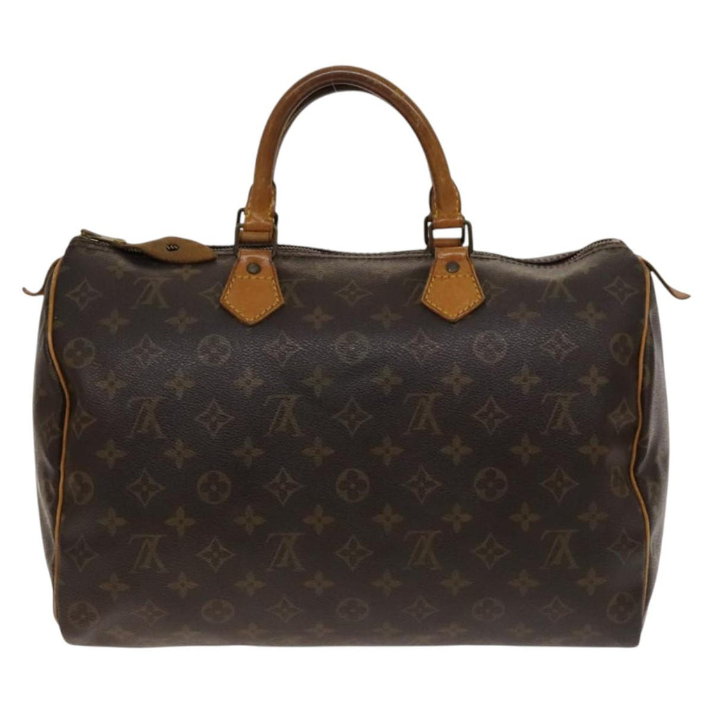 LOUIS VUITTON Monogram Speedy 35 Hand Bag M41524 LV BA5522