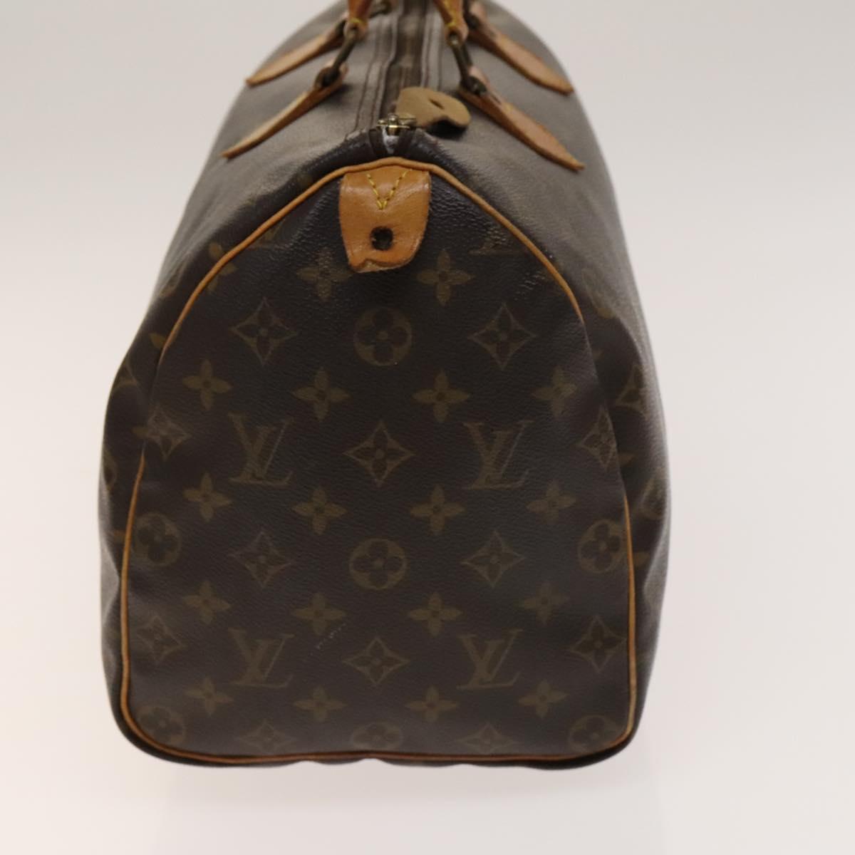 LOUIS VUITTON Monogram Speedy 35 Hand Bag M41524 LV BA5522