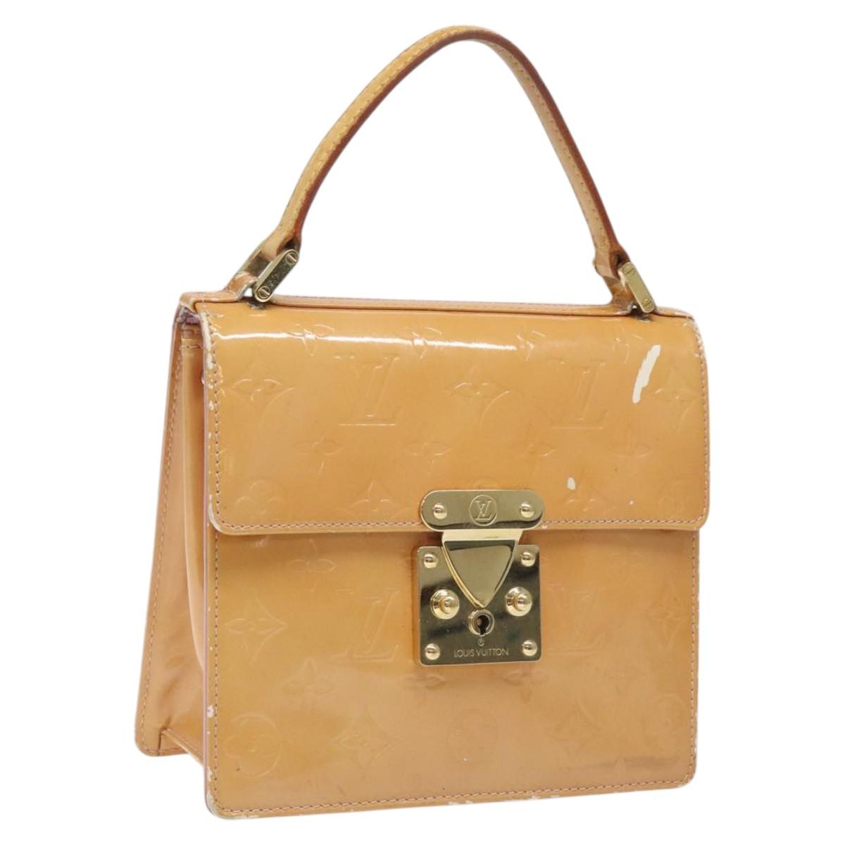 LOUIS VUITTON Vernis Spring Street Hand Bag Marshmallow Pink M91033 BD1853