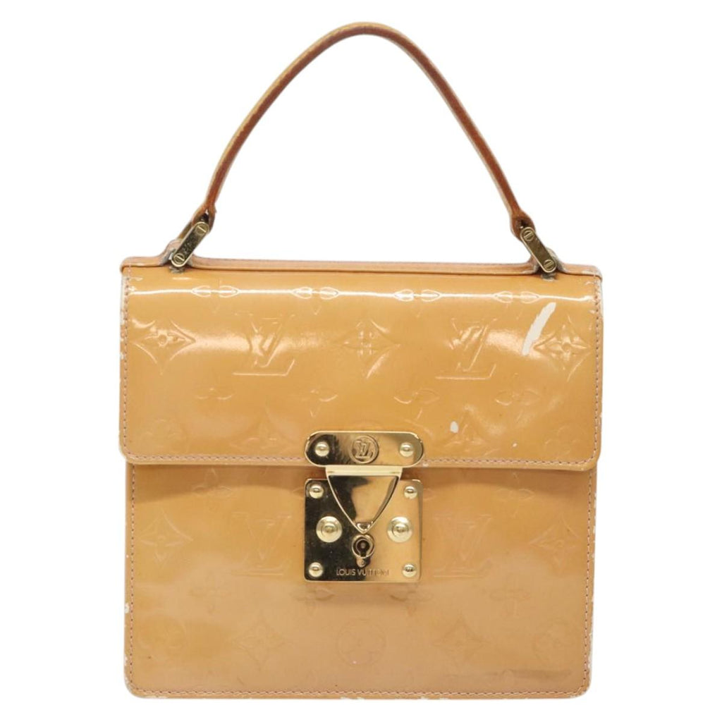 LOUIS VUITTON Vernis Spring Street Hand Bag Marshmallow Pink M91033 BD1853
