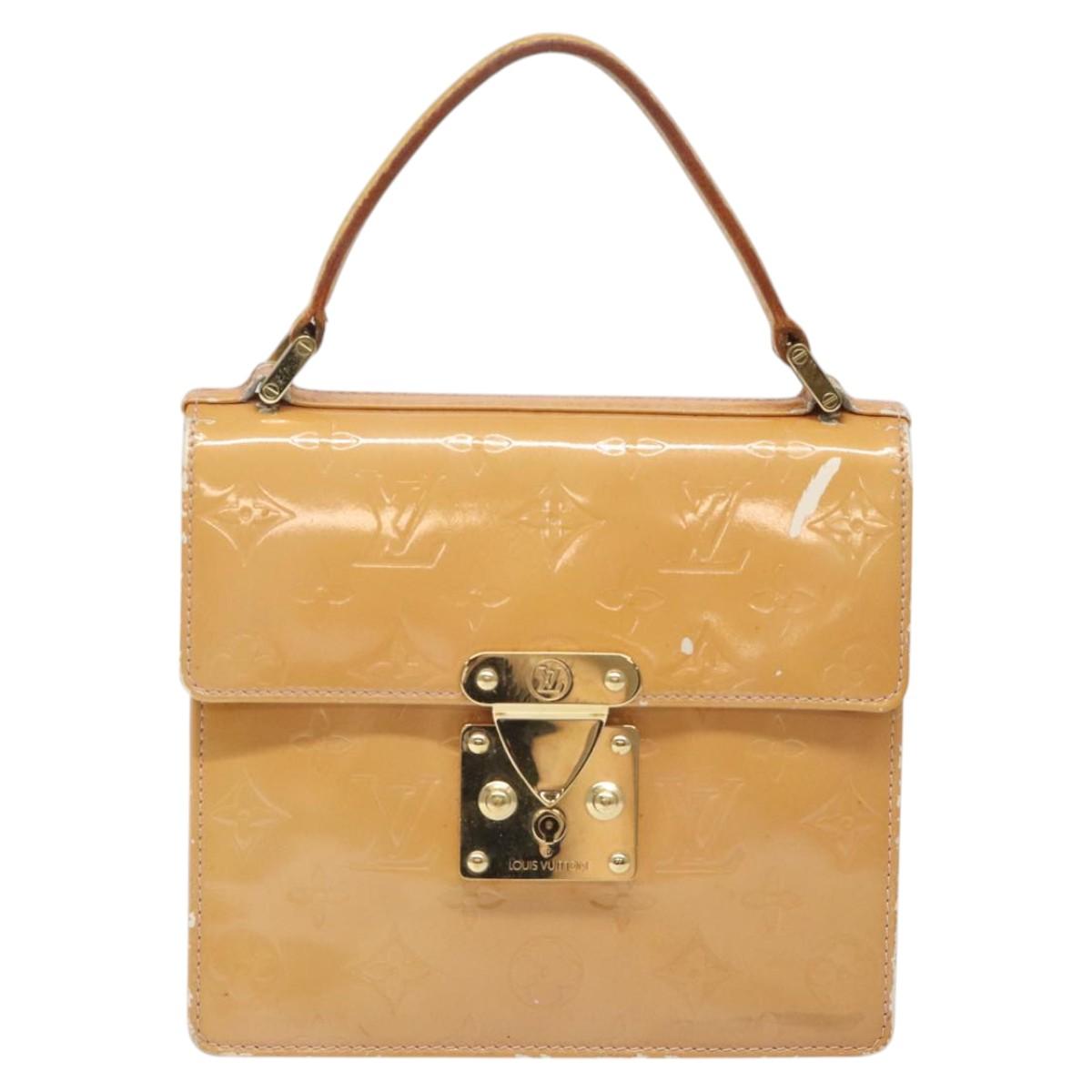 LOUIS VUITTON Vernis Spring Street Hand Bag Marshmallow Pink M91033 BD1853