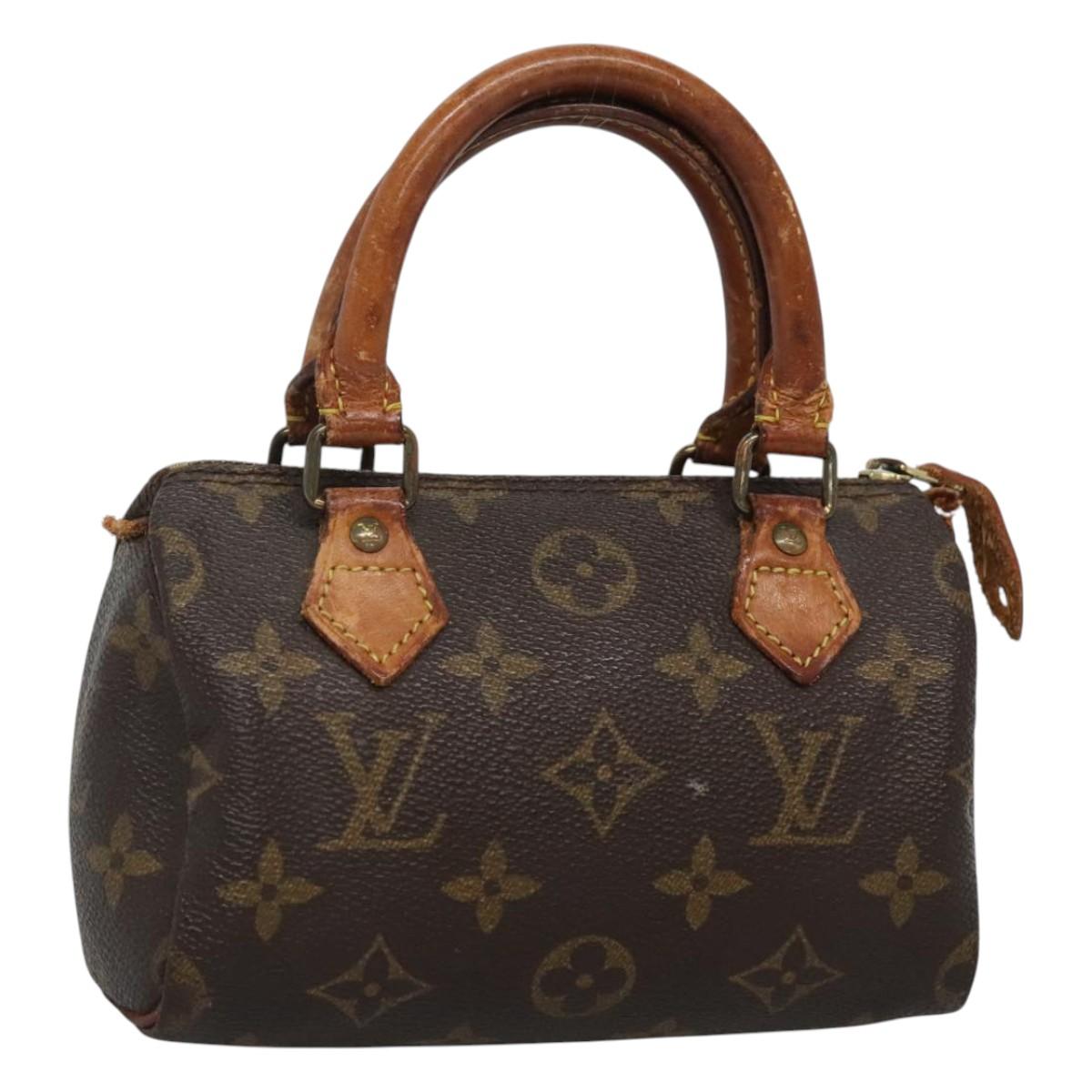 LOUIS VUITTON Monogram Mini Speedy Hand Bag M41534 LV BD1956