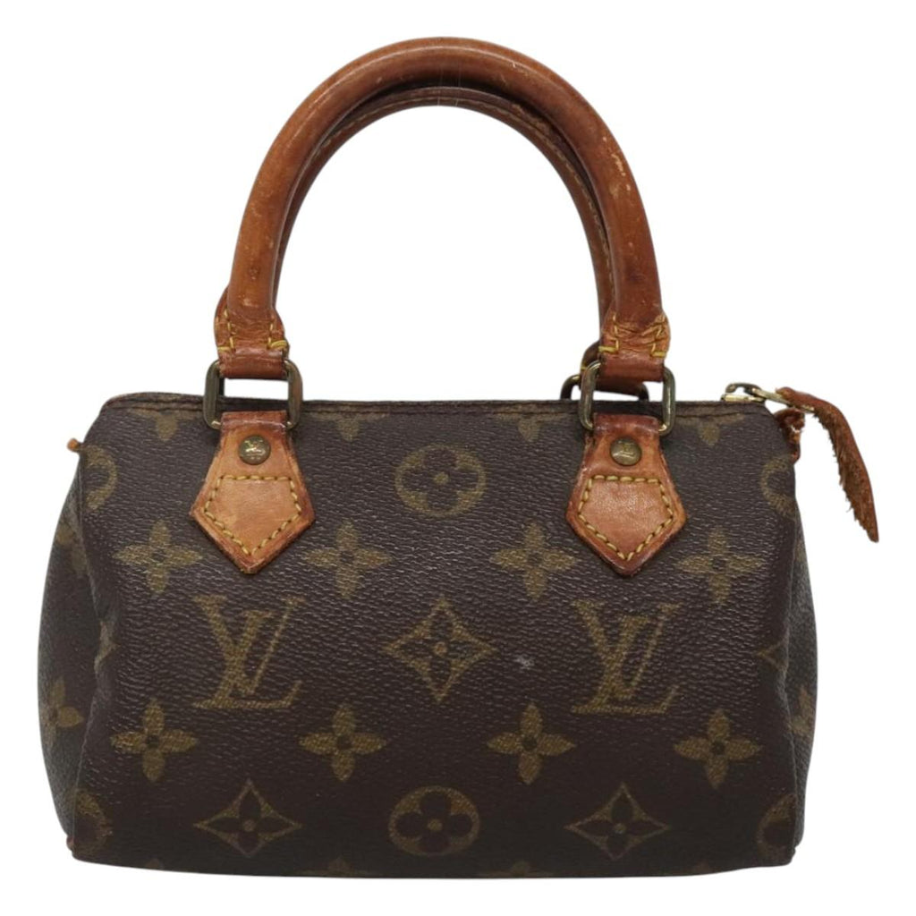 LOUIS VUITTON Monogram Mini Speedy Hand Bag M41534 LV BD1956