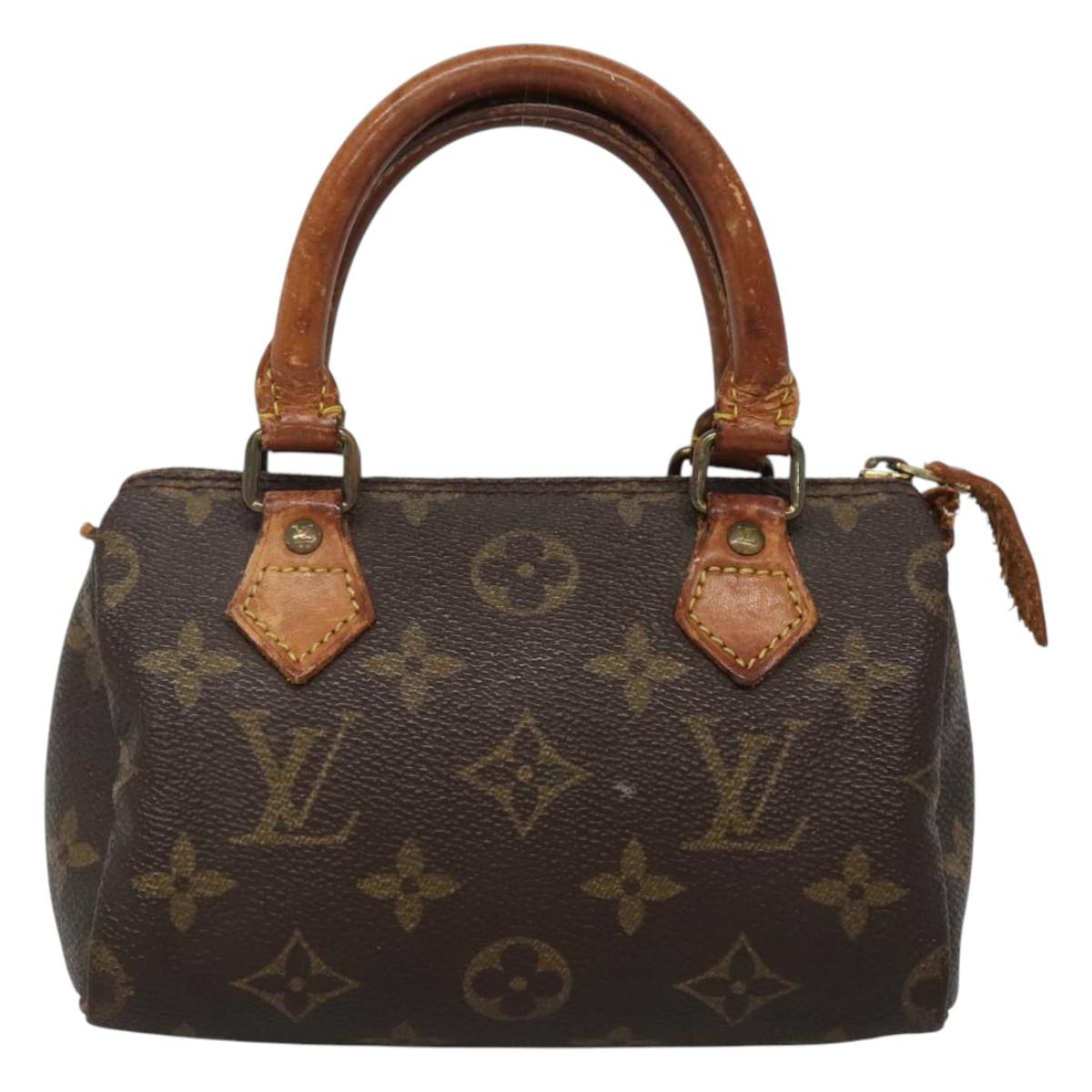 LOUIS VUITTON Monogram Mini Speedy Hand Bag M41534 LV BD1956