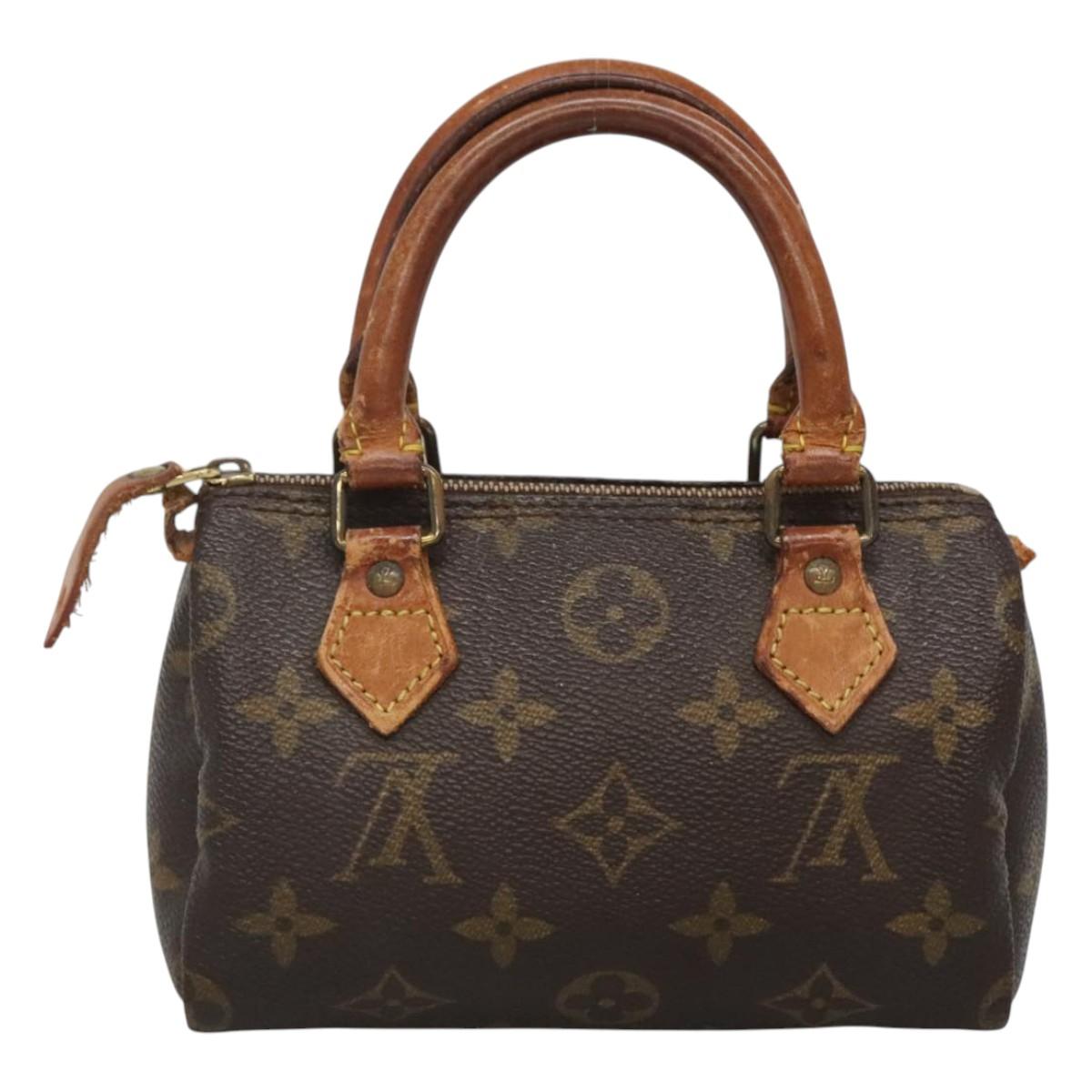 LOUIS VUITTON Monogram Mini Speedy Hand Bag M41534 LV BD1956
