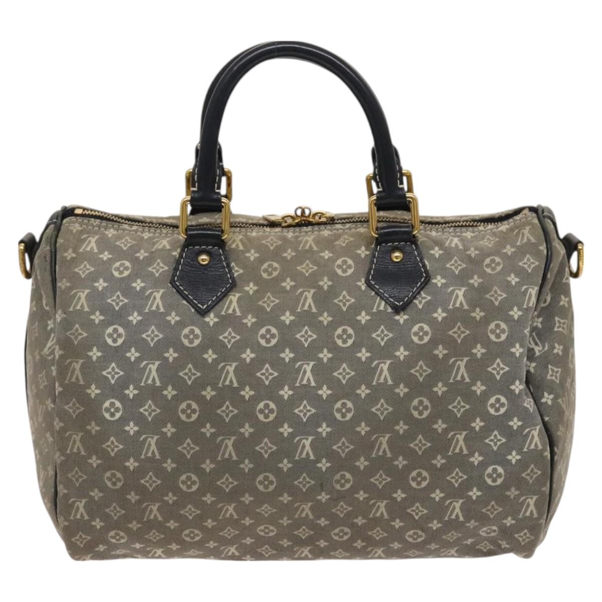 LOUIS VUITTON Monogram Idylle Speedy Bandouliere 30 Bag Gray M56703 BD2051