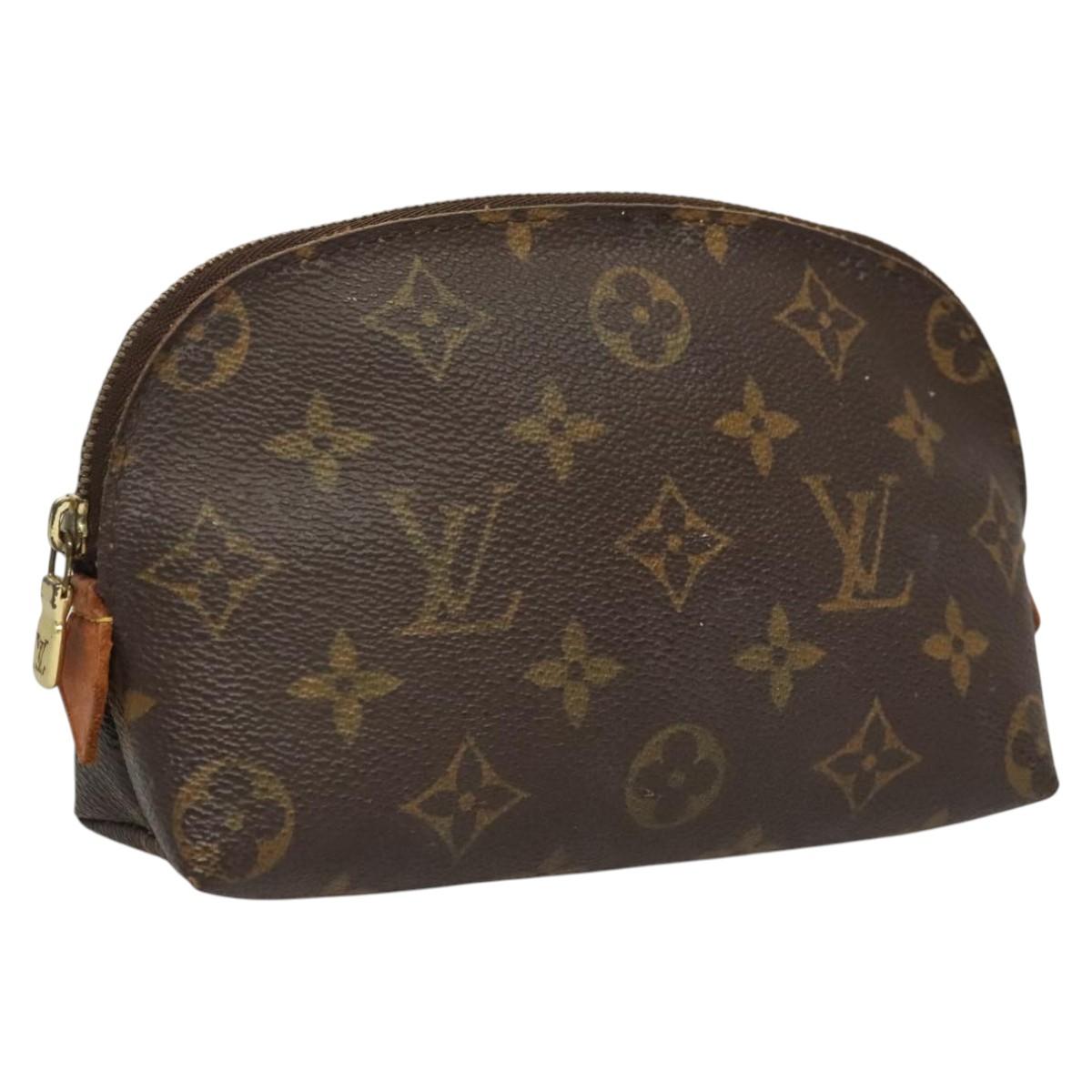 LOUIS VUITTON Monogram Pochette Cosmetic PM Pouch M43998 LV BD2055