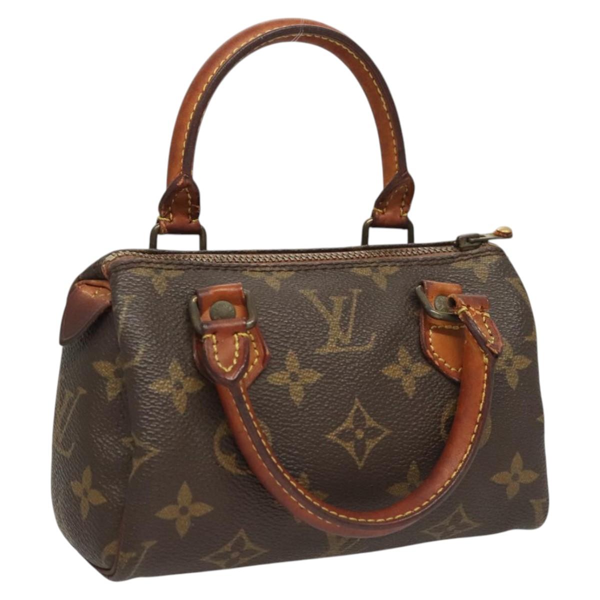 LOUIS VUITTON Monogram Mini Speedy Hand Bag Vintage M41534 LV BD2059