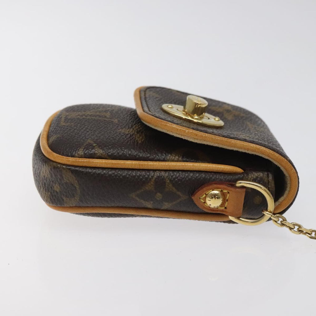 LOUIS VUITTON Monogram Pochette turum Pouch M60020 LV BD2061