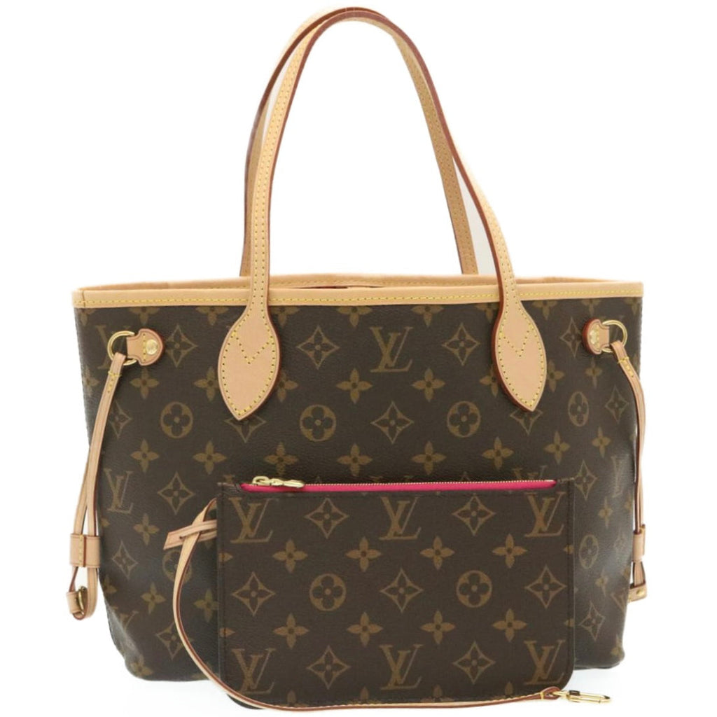 LOUIS VUITTON Monogram Neverfull PM Tote Bag M40155 LV am452bSAV