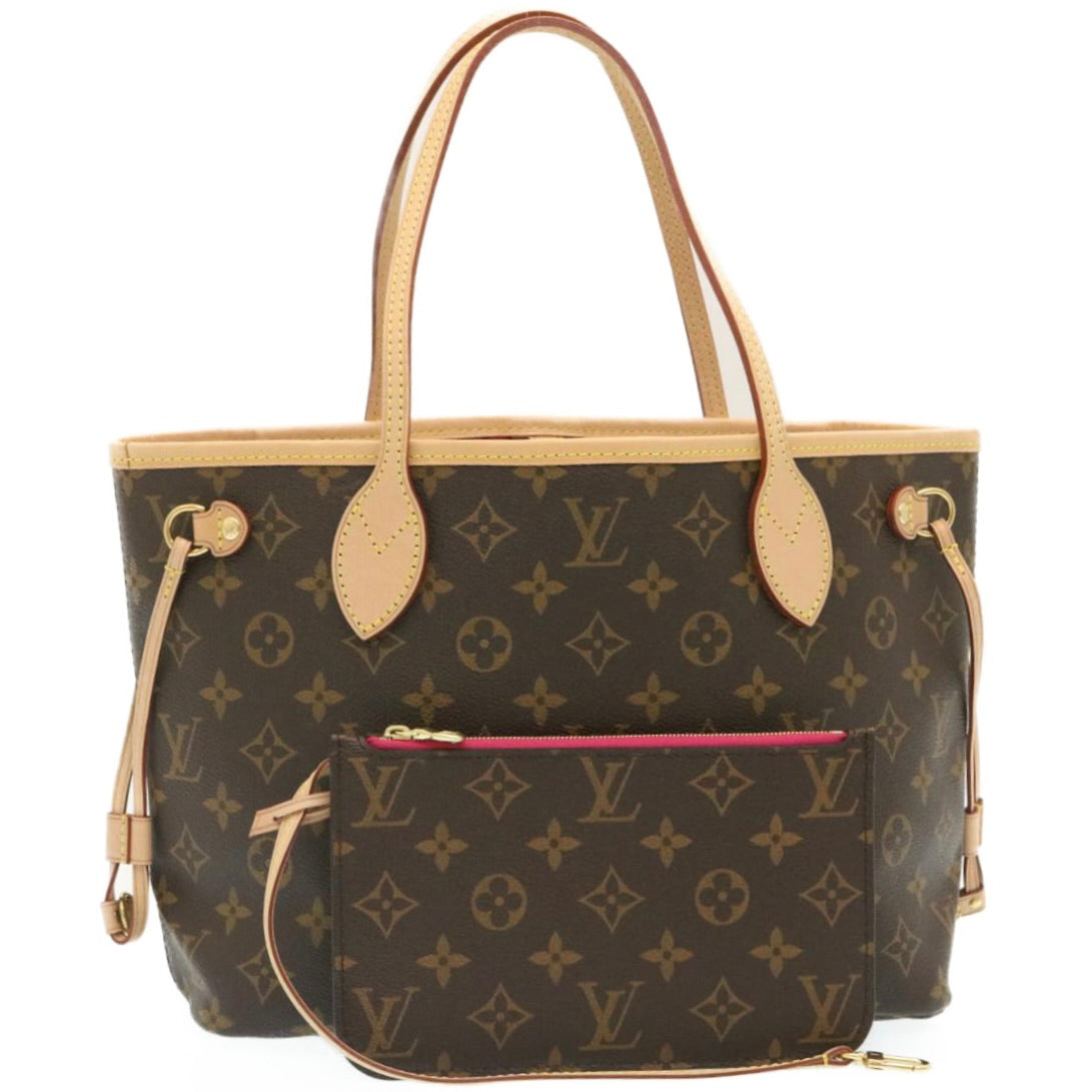 LOUIS VUITTON Monogram Neverfull PM Tote Bag M40155 LV am452bSAV
