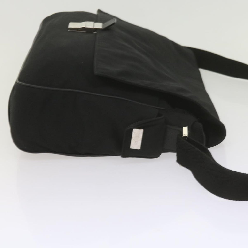 GUCCI Shoulder Bag Nylon Black bs10426