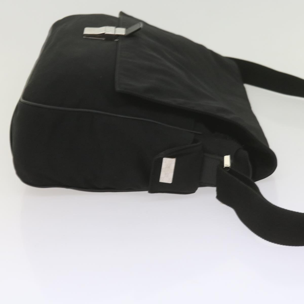 GUCCI Shoulder Bag Nylon Black bs10426