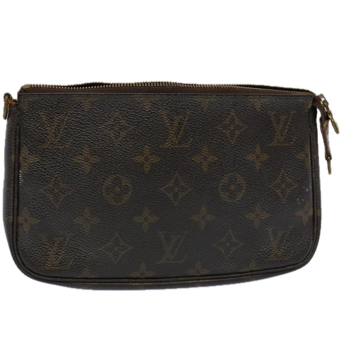 LOUIS VUITTON Monogram Pochette Accessoires Pouch M51980 LV bs10734