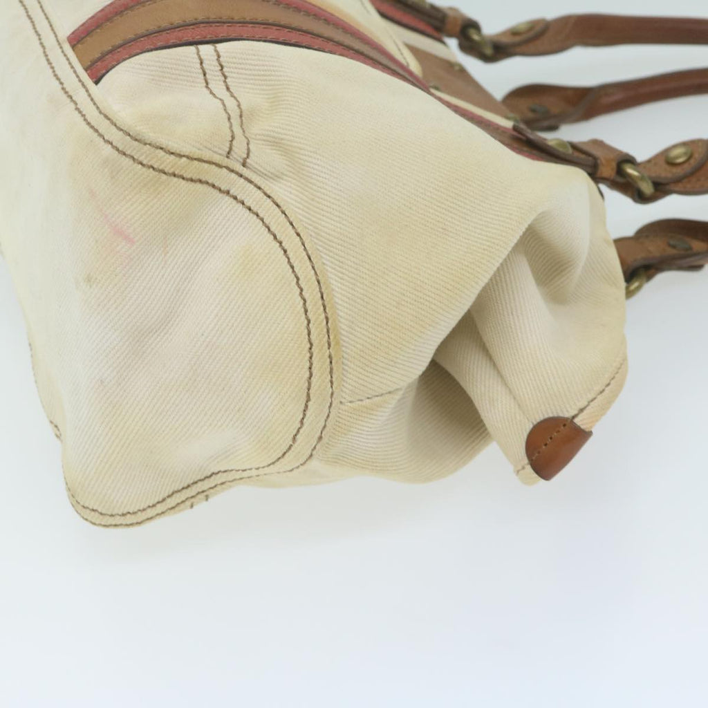 BURBERRY Blue Label Tote Bag Canvas Beige bs11502