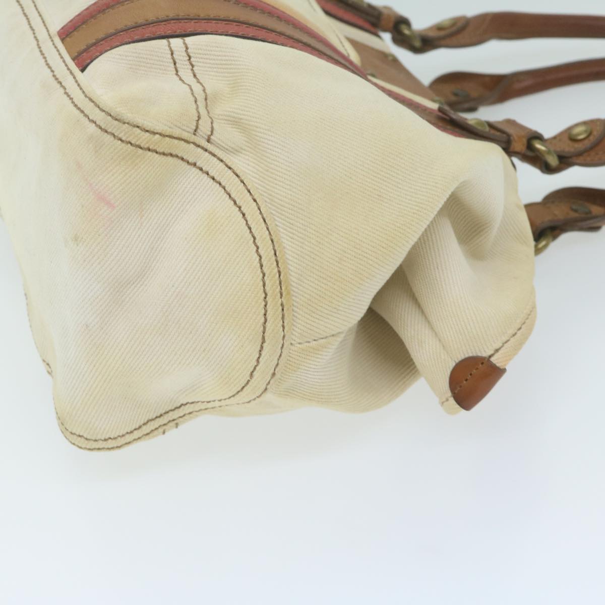 BURBERRY Blue Label Tote Bag Canvas Beige bs11502