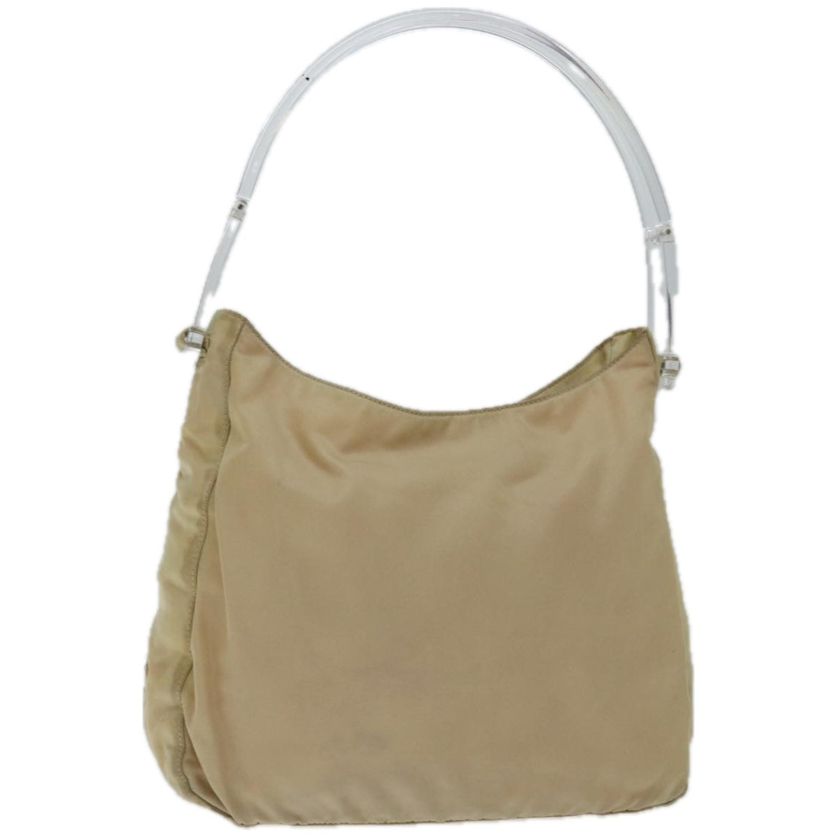 PRADA Shoulder Bag Nylon Beige bs12189