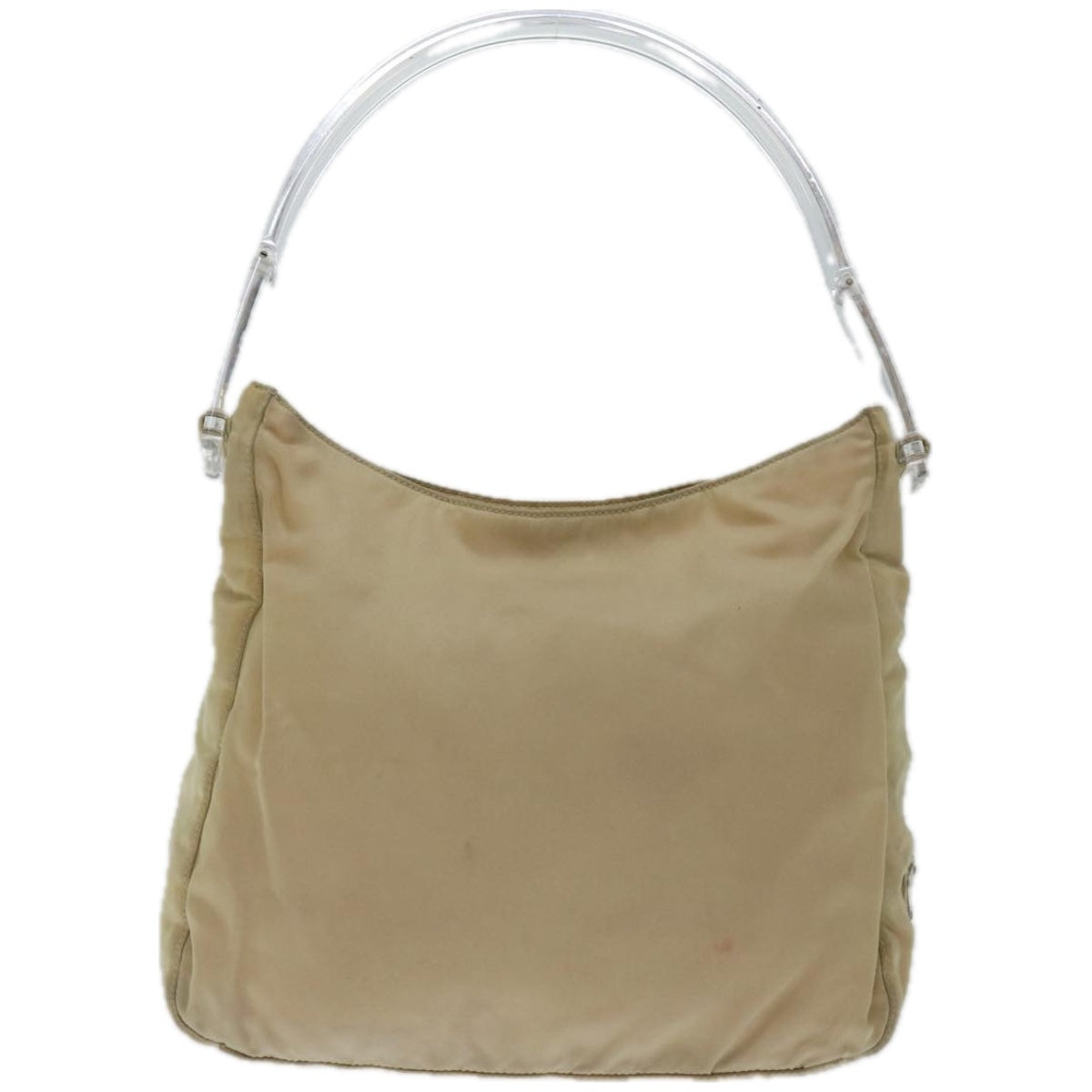 PRADA Shoulder Bag Nylon Beige bs12189