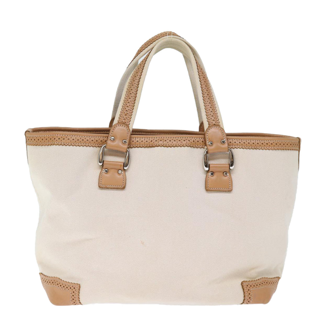 BURBERRY Blue Label Tote Bag Canvas Beige bs13947