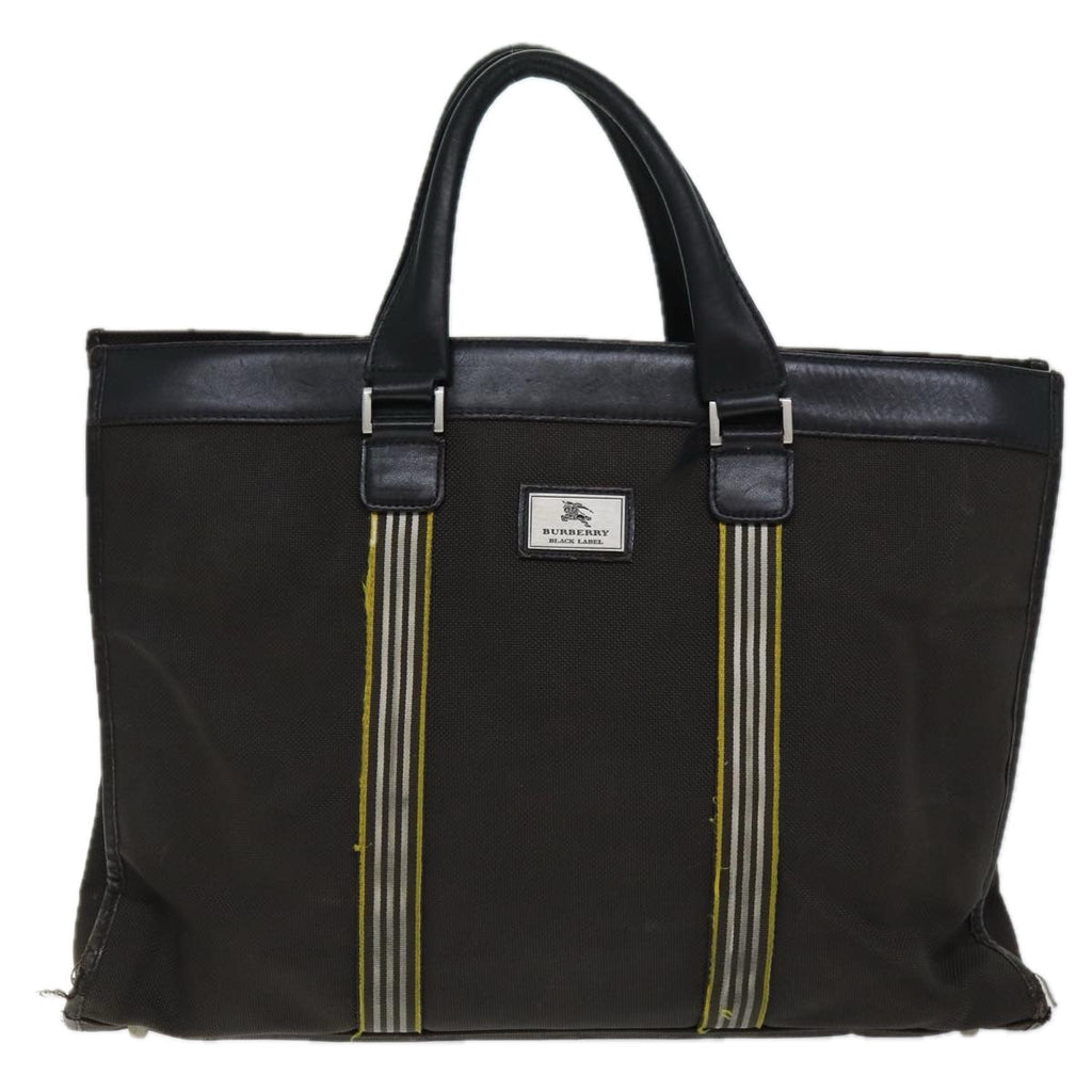 BURBERRY Black label Tote Bag Nylon Canvas 2Set Beige Brown bs14274