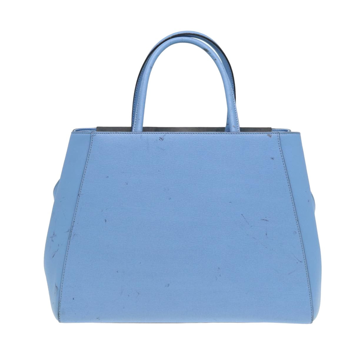 FENDI Hand Bag Leather 2way Blue bs16088