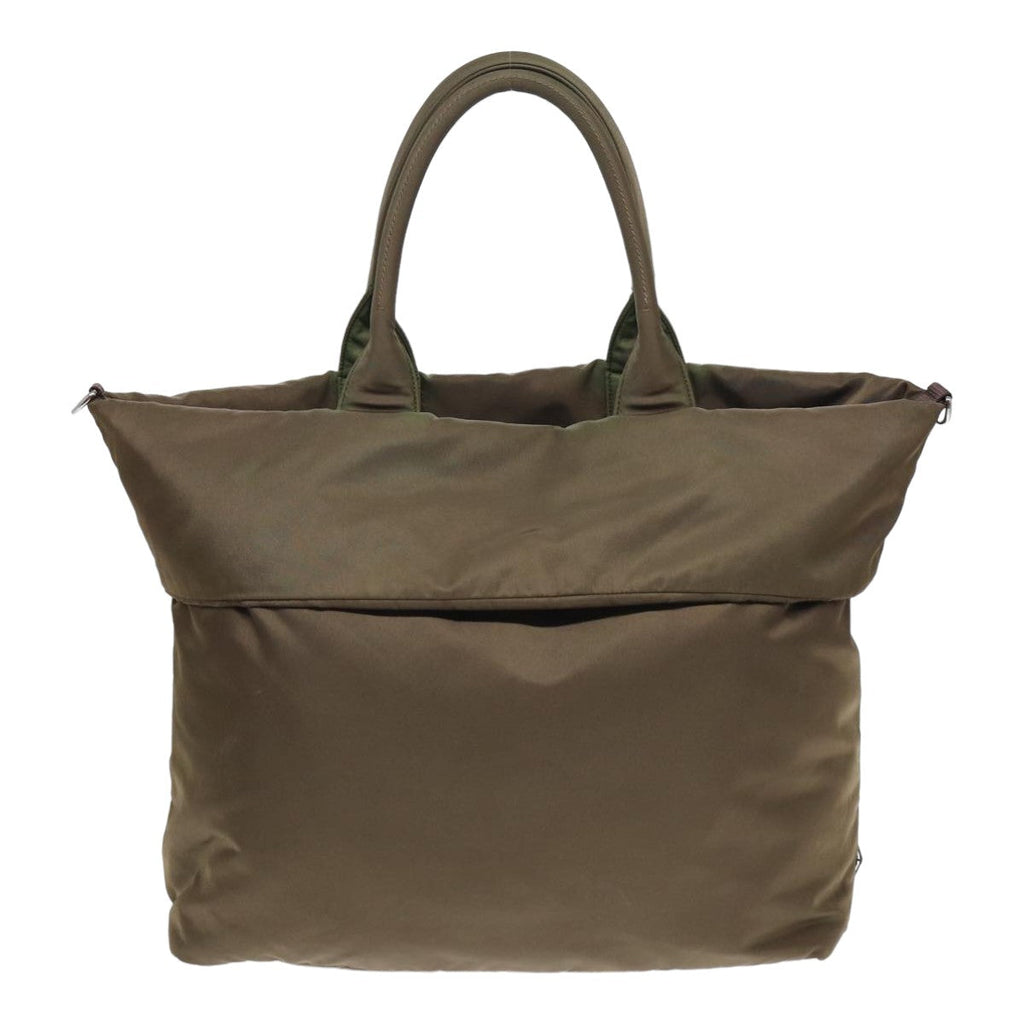 PRADA Tote Bag Nylon Khaki bs16354
