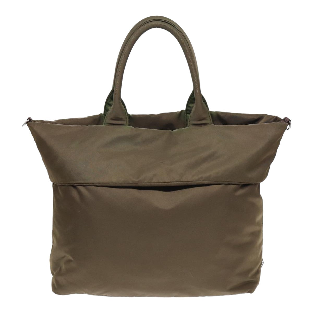 PRADA Tote Bag Nylon Khaki bs16354