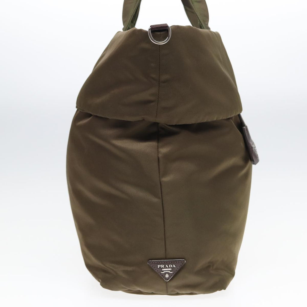 PRADA Tote Bag Nylon Khaki bs16354