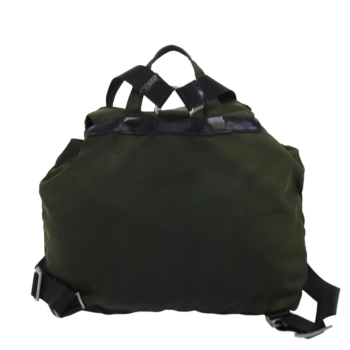 PRADA Backpack Nylon Khaki bs16382