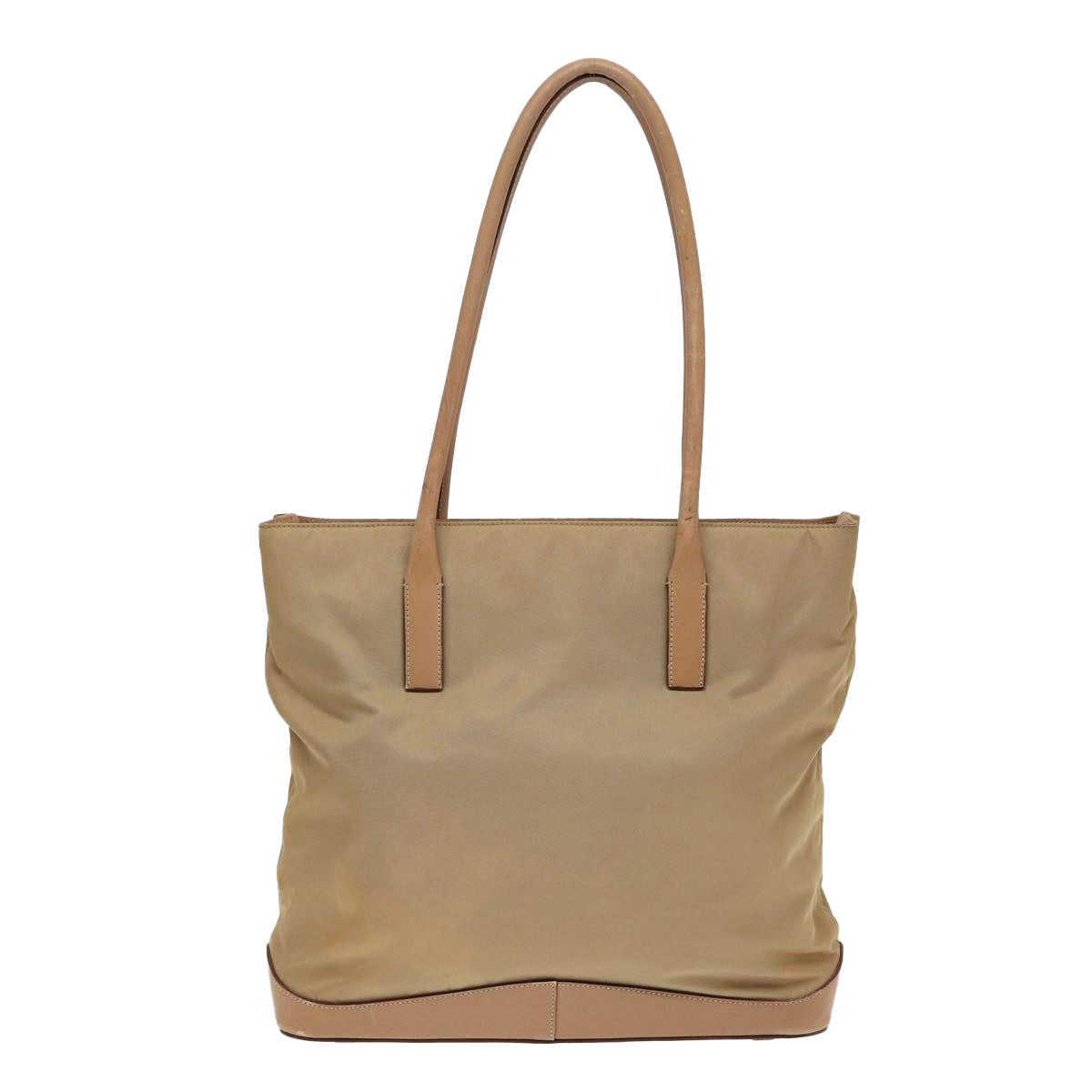 PRADA Tote Bag Nylon Beige bs16845