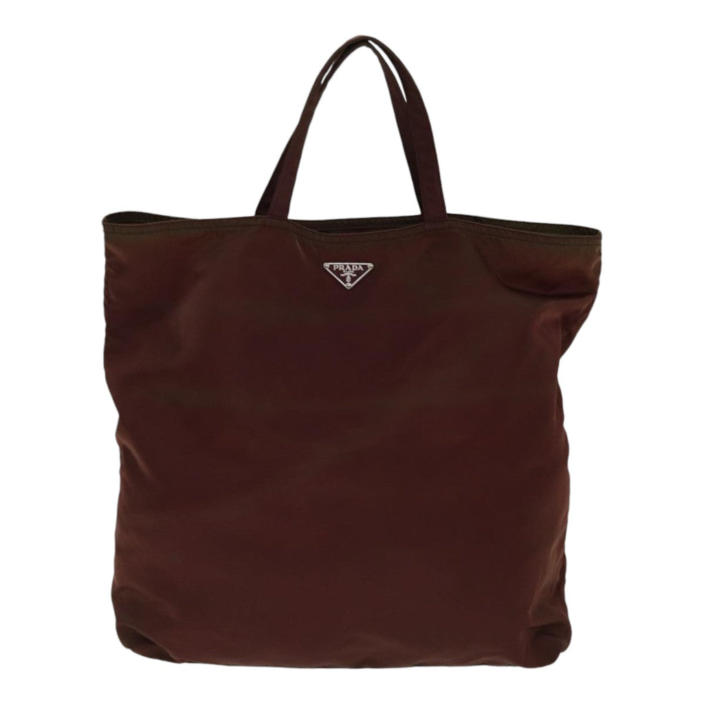 PRADA robot Hand Bag Nylon Brown bs17789