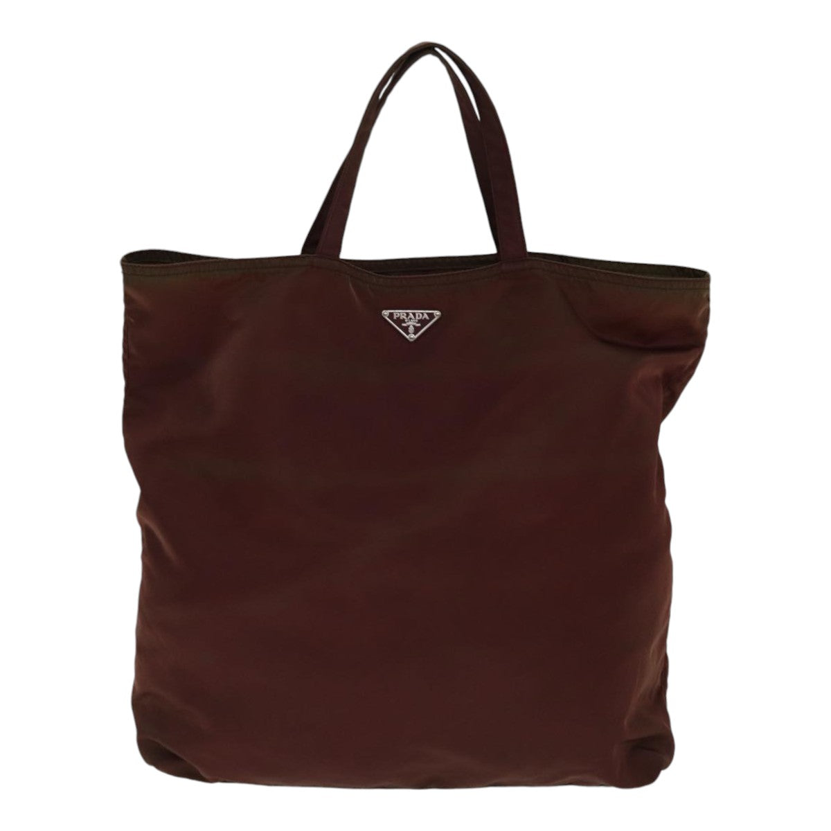 PRADA robot Hand Bag Nylon Brown bs17789