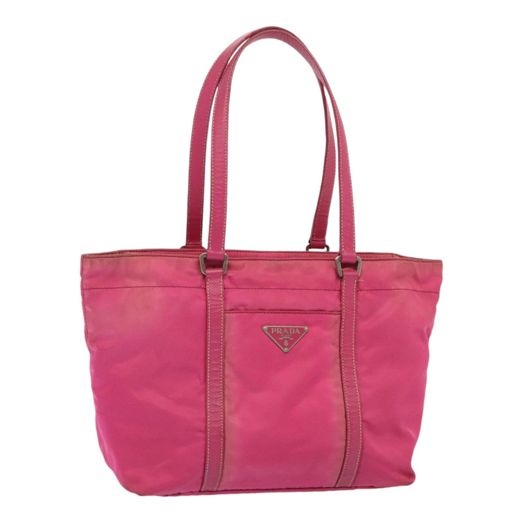 PRADA Hand Bag Nylon Pink bs18106