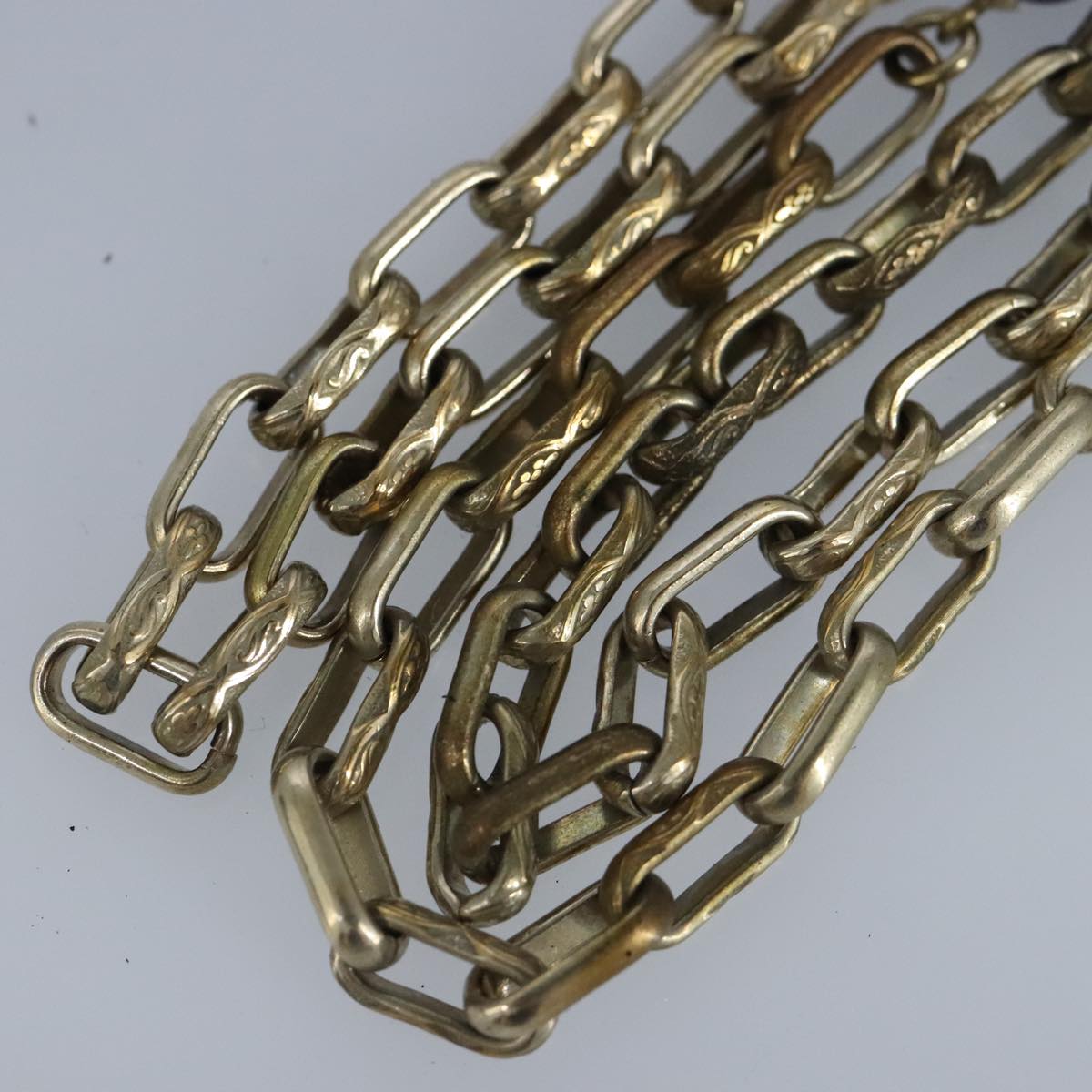 CHANEL Necklace metal Gold Tone CC bs19061
