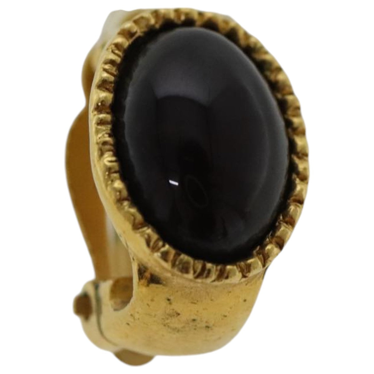 CHANEL Earring metal Gold Tone CC bs19064