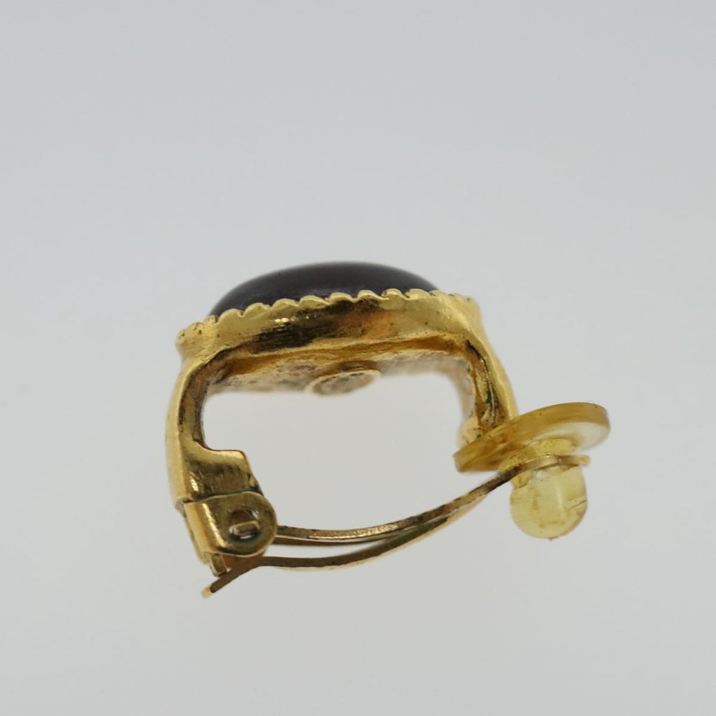 CHANEL Earring metal Gold Tone CC bs19064