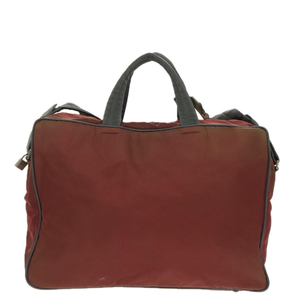 PRADA Sports Boston Bag Nylon Red bs20074