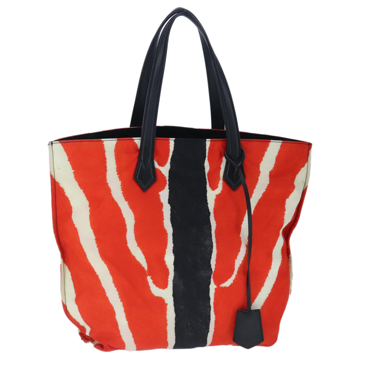 FENDI Tote Bag Nylon Red Silver bs20291