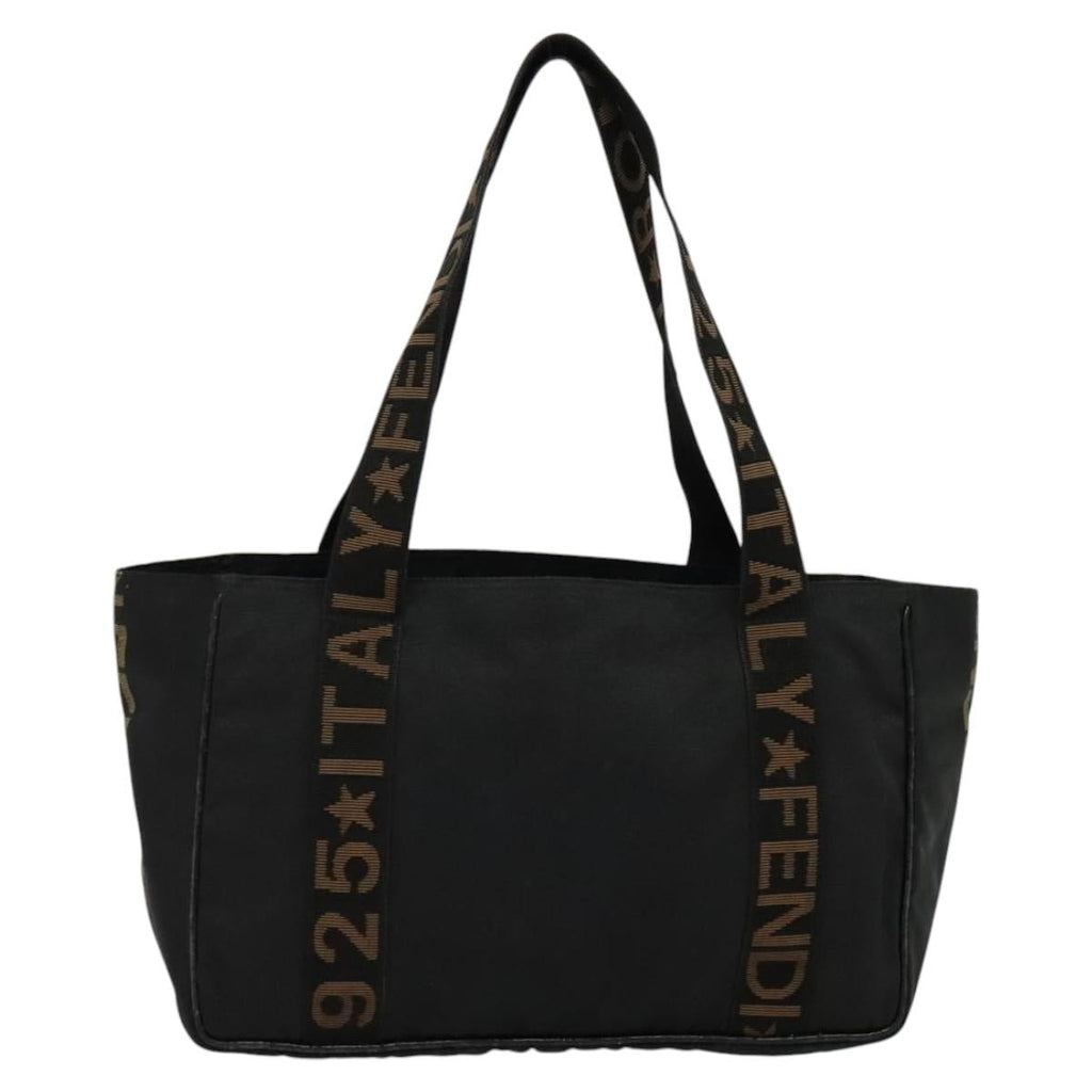 FENDI Tote Bag Canvas Black bs22301