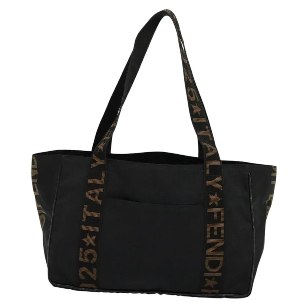 FENDI Tote Bag Canvas Black bs22301