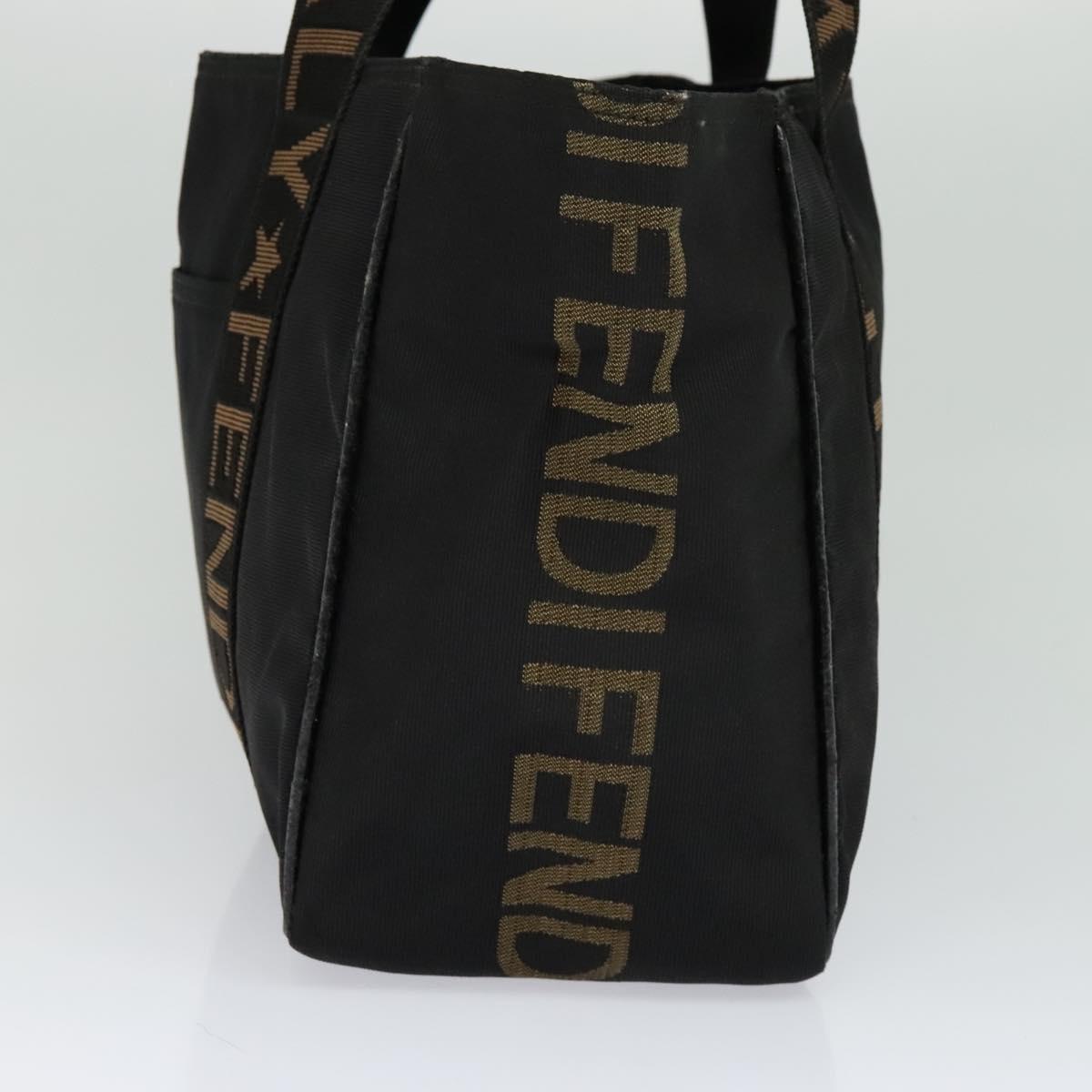 FENDI Tote Bag Canvas Black bs22301