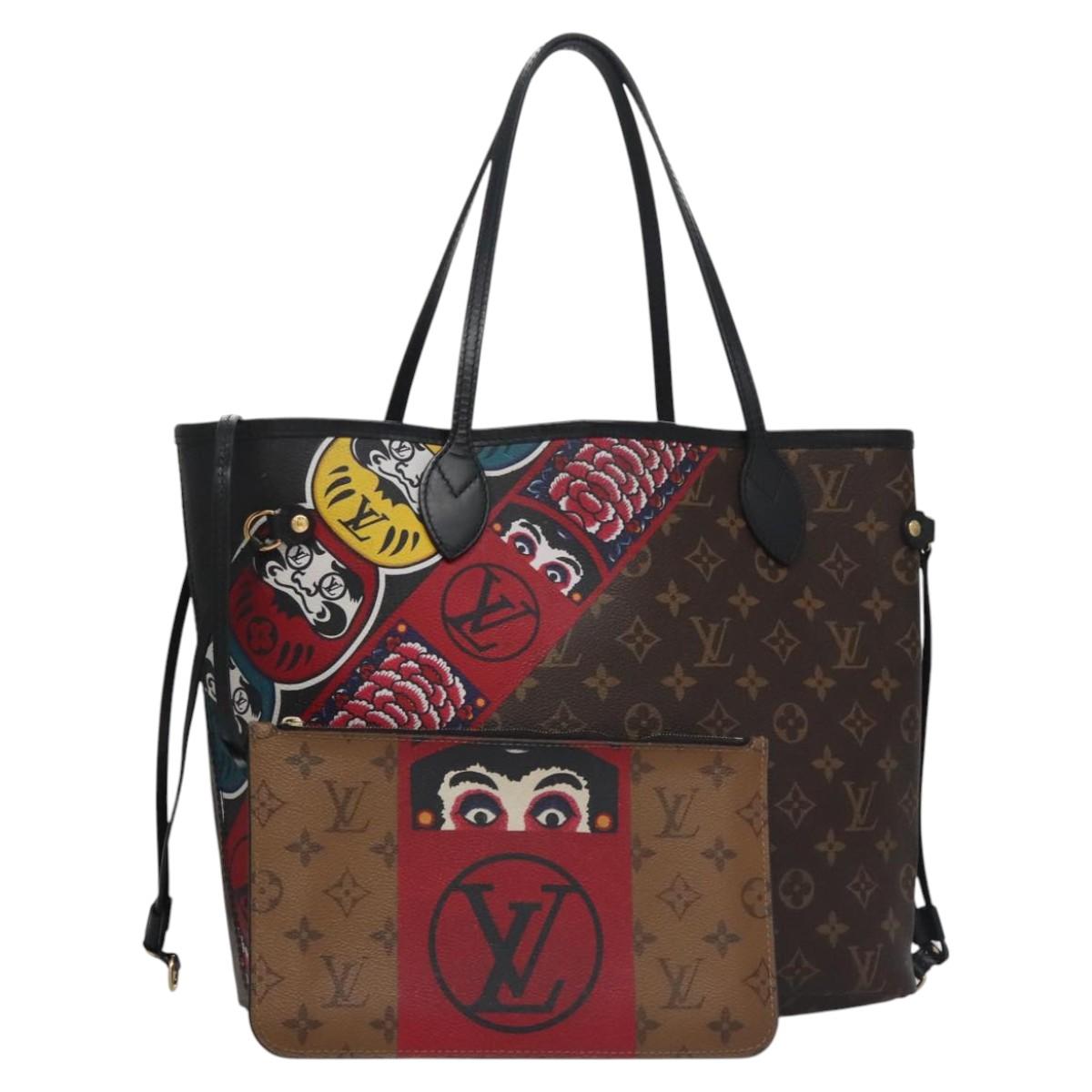 LOUIS VUITTON Monogram Yamamoto Kansai Neverfull MM Bag M43499 LV bs22919AV