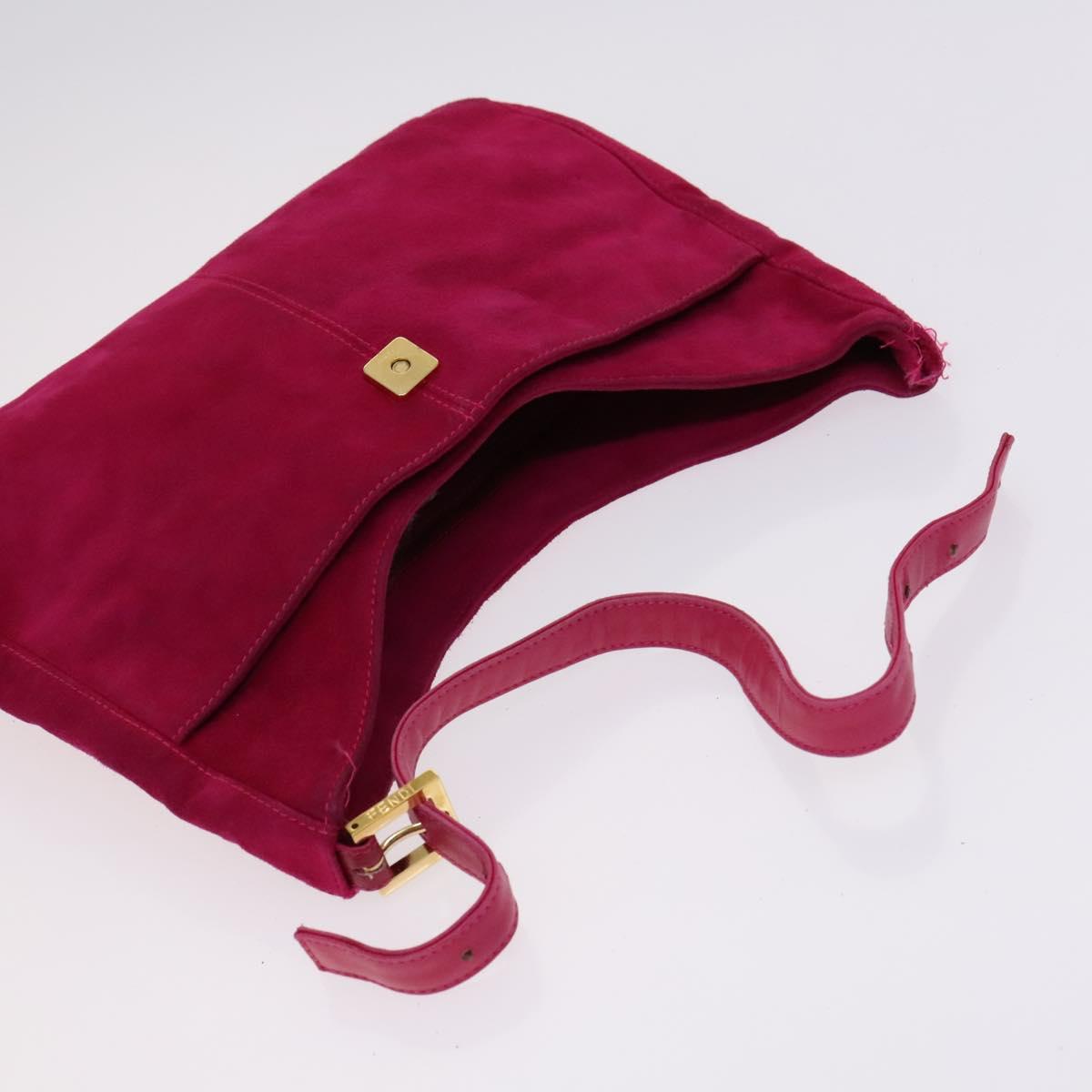 FENDI Pecan Canvas Zucca Canvas Bag Suede 4Set Pink Brown black bs23233