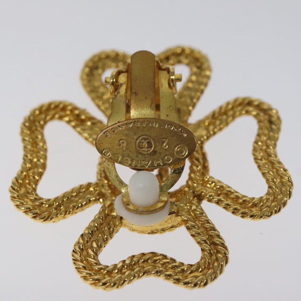 CHANEL COCO Mark Earring metal Gold CC bs23588V